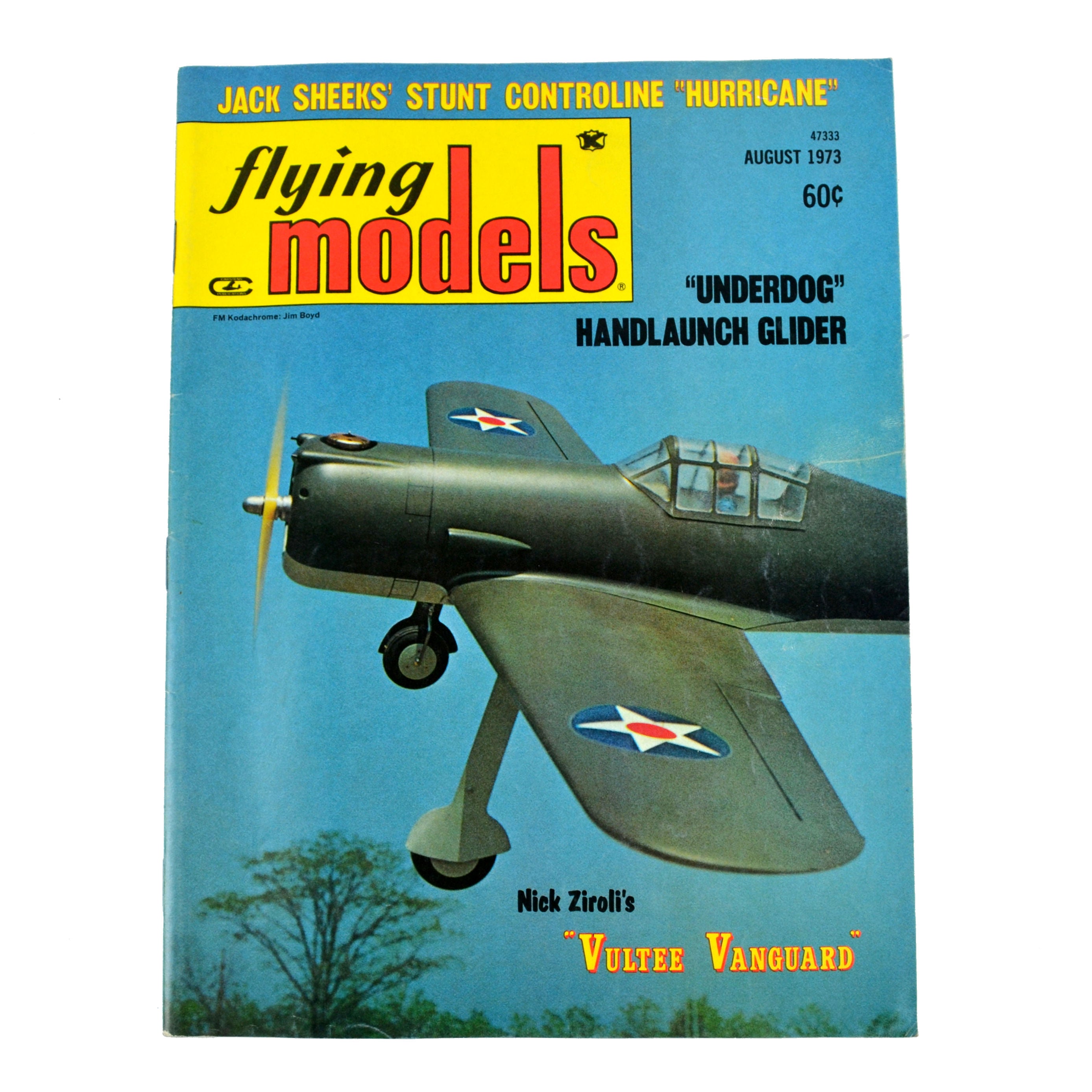 Vintage Flying Models Magazine August 1973 Vanguard Model Airplane Articles