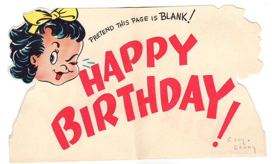 bettie page happy birthday cards