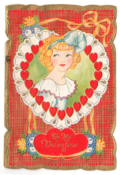 Vintage Valentines 4. Unused Valentines Day Cards. School Valentines.  Greeting Cards. 